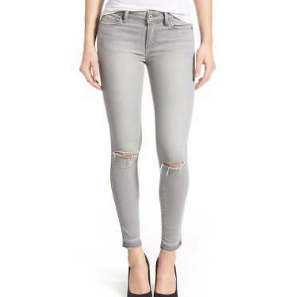 Paige Jeans Verdugo Ankle - Grey Fog - Size 25